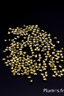 Kunststof parels - 3 mm - guld